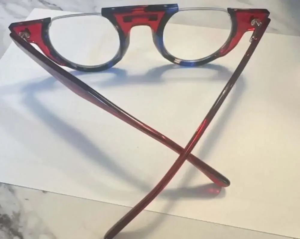 Zeelool Mastin Round Half Frame Glasses